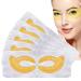 Eye pads eye mask 24k gold eye patches anti-aging eye pads with hyaluron eye care collagen eye mask moisture donation remove pockets dark circles & puffiness 5pairs