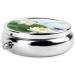 Dragonfly Water Lily Mini Round Pill Box | 3 Compartment Portable Pill Organizer for Travel Home & Office - Buy Online on GoSupps.com