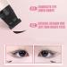 Eyeliner Stamp Double Tip Pen Smudge Resistant Ink Quick Dry Black Formula for Travel Weddings Parties Waterproof Wing Stencil Long Lasting Makeup for Women - Buy Online on GoSupps.com