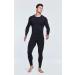 TSLA Men's Thermal Compression Shirt 1 or 2 Pack - Black, Medium | Winter Base Layer for Running & Sports - Buy Online on GoSupps.com