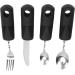 Arthritic Hands Adaptive Utensil Stainless Steel Material Ergonomic Design Stable Wear Resistant Weighted Silverware for Home Hospital for Parkinsons Patients - Buy Online on GoSupps.com