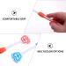 Milisten Plastic Tongue Scraper - Reusable Tongue Cleaner for Adults (Orange & Blue) - 2 Pack | International Shipping Available - Buy Online on GoSupps.com