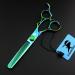 6.0 Inch Professional Japan 440C Hair Cutting Scissors - Salon Quality Blending/Thinning Shear for Barber or Home Use - B-green - Buy Online on GoSupps.com