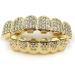 Tooth Braces Youngy Fshion Gold Silver Teeth Grillz Top Bottom Bling Men Women Jewel - C - Buy Online on GoSupps.com