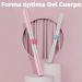 Posture Corrector Stick - Yoga Shoulder Stretching Tool | Retractable Humpback Corrector for Adults & Kids | Pink - Buy Online on GoSupps.com