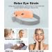 VMOK Heated Eye Massager with Compression and Bluetooth Music - Relaxing Eye Temple Massager for Migraine Relief, Dark Circles, and Improved Sleep - Ideal Birthday Gift for Women in White - Buy Online on GoSupps.com