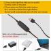 LED Dimmable Clamping Lamp - 3 Modes 10 Brightness Levels USB Powered Flexible Swan Neck - Perfect for Bedroom & Office (7W Black) - Buy Online on GoSupps.com