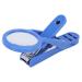 Older nail clipper with a magnifying glass stainless steel adjustable fingernail toenail cutter nail snap care for older seniors baby (blue)