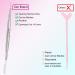 Rioxso 2 Pieces Lash Lift Tool Set - Professional Japanese Stainless Steel Kit for Lash Perm, Tint, and Separation - Buy Online on GoSupps.com