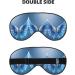 Angel Wing Print Unisex Sleep Mask - Double-Sided Eye Mask for Sound Sleep & Skin Care - Buy Online on GoSupps.com