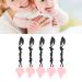 Bite Toys for Toddlers - Maple Leaf Baby Bite Ring Necklace - 5 Pieces High-Temperature Resistant Easy to Wear Light Pink - Buy Online on GoSupps.com