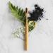 Dirt Charcoal Infused Bamboo Toothbrush - Biodegradable Eco-Friendly Oral Care | Soft Bristles for Brighter Smile (Single Pack - Buy Online on GoSupps.com