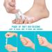 Gu Cheng Silicone Toe Stretchers and Separators - Bunion Corrector for Foot Pain Relief - White - Buy Online on GoSupps.com