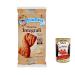 Italian Gourmet E.R. Mulino Bianco Nastrine Integrali Whole Grain Snacks 100% Whole Wheat Flour 240g + Italian Gourmet Polpa 400g (Pack of 12)