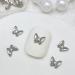 10Pcs 3D Butterfly Nail For Nails Alloy Butterfly Nail Decoration Alloy Nail Butterfly Nail Manicure Accessories Manicure Accessories Silver - Buy Online on GoSupps.com