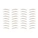 twcrvil Easy To Apply Eyebrows Professional Accessories Authentic Makeup Products Tint For Eyebrows Multiple Styles To Choose Brown-15 2pcs