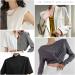 4 Pairs Black White Covered Shoulder Pads for Blazer Suit Coat Jacket - Large 18mm Thickness - Buy Online on GoSupps.com