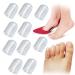 2023 New Silicone Anti-Friction Toe Protector Clear Silicone Anti-Friction Toe Protector Silicone Anti Friction Toe Protectors Silicone Toe Caps Anti-Friction Breathable Toe Protector Covers (10Pcs)