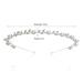 Silver Pearl Flower Girl Headpiece for Wedding & Birthday Party - SWEETV Princess Hair Accessory - Buy Online on GoSupps.com