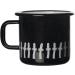 Kubek Moominki Buka Black Enamelled 370 ml - International Shipping | Unique Moomin Mug - Buy Online on GoSupps.com