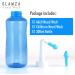 Glamza 300ml Sinus Rinse Bottle with Adult & Child Nasal Wash - Neti Pot for Complete Nasal Irrigation - Buy Online on GoSupps.com