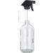 500ml Refillable Glass Spray Bottle - Mist & Jet Atomizer for Hair Care & Cleaning - Transparent - Buy Online on GoSupps.com