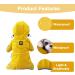 Fychuo Dog Raincoats Waterproof Small Dog Raincoat with Legs Breathable Puppy Raincoats with Reflective Strips & Hood Lightweight Windproof Jacket for Small Breeds Dogs (S Size) Yellow - Buy Online on GoSupps.com