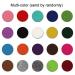 200 Pieces Car Diffuser Replacement Pads - Multi-Color Aromatherapy Felt Pads for Essential Oil Diffuser Necklace (22.5mm - Buy Online on GoSupps.com