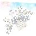 Angoily Wedding Hair Accessories Bridal Hair Comb Flower Hair Comb Bridal Hair Accessories Jeweled Hair Combs Veil Hair Comb Wedding Hairpieces Tiara Rhinestone Bride Pearl - Buy Online on GoSupps.com