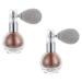 DOITOOL 2pcs Spray Glitter Highlighter Hair Powder Body Glitter Makeup Powder Spray Tool Flash Spray Bottle As Shown 7.5x6cm
