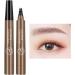 Eyebrow Microblading | Waterproof 4 Fork Tip Eyebrow Pencil | Liquid Brow Long-Lasting Brow Microblading Pencil Eyebrow Makeup Pochy Beige - Buy Online on GoSupps.com