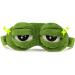 Aisa 3D Frog Cartoon Design Soft Plush Eye Mask - Green | Travel & Office Sleep Blinder - Buy Online on GoSupps.com