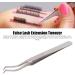 Eyelash Grafting Tweezer Professional High Precision Application Lash Extension Tweezer Stainless Steel Eyelash Tweezer for Manicure (Silver) (Upgrade Tweezer) - Buy Online on GoSupps.com