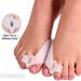 Pedimend Silicone Gel Big Toe Straightener Bunion Pain Relief Protector (4PAIR) - Gel Toe Separators - Absorbs Pressure & Eases Pain on Sore Bunion - Unisex - Foot Care - Buy Online on GoSupps.com