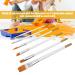 Non-Toxic 12 Colors Oil Face & Body Painting Set - Halloween Makeup High Saturation Paints Ergonomic Handle & 6 Brushes Included - Buy Online on GoSupps.com