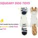 Hotype Plush Squeaky Dog Chew Toys No Stuffing Durable 2 Pack Puppy Toys Set for Small Medium Dogs Avoid Boredom - Deer and Zebra - Buy Online on GoSupps.com