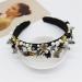 Shop Luxury Baroque Crystal Beaded Headband - Wild Iron Flower Hair Hoops for Dance Parties | Famousgoods - Buy Online on GoSupps.com