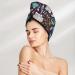 Forest Cute Owl Microfiber Hair Towel Wrap Super Absorbent Coral Velvet Cap for Long Curly & Thick Hair - Buy Online on GoSupps.com