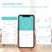 Triomph Smart Scale - Digital Body Fat Bathroom Scale for Weight, Body Fat, Water, Muscle, BMI, Bone Mass - iOS and Android App - Black - Buy Online on GoSupps.com