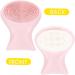 Angoily facial scrubber Scrub cleansing brush washbasin manual face brush cleanser double sided face soft fur cleaning brush Man-made fiber plastic Handheld - Buy Online on GoSupps.com