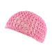 Women's Mesh Hair Net Crochet Cap Crochet Cap Snoods for Long Hair Net Plopping Short Thick Hairnet Snoods Cover Crocheted Sleep Cap for Sleeping (pink)