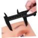 Healeved 10pcs Eyebrow Distance Caliper Tool Sliding Ruler Eyebrow Rulers Plastic Eyebrow Ruler Pp 21.00X7.30X0.50CM Black - Buy Online on GoSupps.com