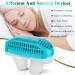 2 in 1 Nasal Vents Clip for Snoring - Anti-Snoring Device for Men and Women - CPAP Users - Blue - Buy Online on GoSupps.com