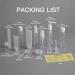 Lisapack 14 Pcs Travel Containers Set - Max 100ml Toiletries Bottle Dispenser Kit for Liquid Cosmetics - Clear Airplane Travel Size - Buy Online on GoSupps.com