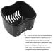 Denture Brush & Case for Travel | Denture Holder with Basket â€“ Mouth Guard & Retainer Container (Black) - Buy Online on GoSupps.com