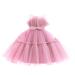 Miipat Baby Girl Dress Tulle Sleeveless Toddler Girls Princess Party Birthday Dresses Wedding Baby Flower Girl Dress with Headband 6 Months- 6 Years 6-7 Years Dustpink