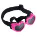 KINBOM Sunglasses for Small Dogs Dog Windproof Glasses Adjustable High-Elastic Heart Shape Goggles Dog Sunglasses Sun-Proof Waterproof Dustproof Pet Glasses Dog Eyewear Protection Pink
