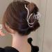 Large Irregular Gold Hair Claw Clip for Thin Hair - Punk Style Q Shape Hair Clamp for Women and Girls - Buy Online on GoSupps.com