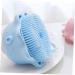 FOMIYES 2pcs Silicone Massage Brush Set for Shampoo, Scalp Scrubbing, Body Wash, Kids & Baby Shower - Soft Scrubbing Brushes for Face, Bath, and Body Cleansing - Buy Online on GoSupps.com