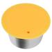 Semme Semme Gusto Dolce Capsules Rechargeable Pods Refillable Coffee Capsules Casse Pous (YELLOW)